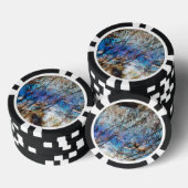 虹色の水深 ポーカーチップ (積み重ね)