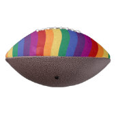 虹色の波線 アメリカンフットボール (回転270)