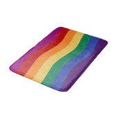 虹色の波線 バスマット (アングル)