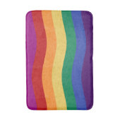 虹色の波線 バスマット (正面縦)