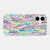 虹色の海藻 iPhone 16ケース (裏面横)