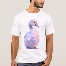 虹色の淡い幻想のシグネットの男性用 Tシャツ