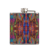 虹色の溶岩波フラスコ フラスク (裏面)