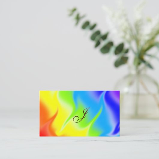 虹色の炎、激しい愛 名刺 (スタンド正面)