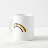 虹色の熊 コーヒーマグカップ (正面左)