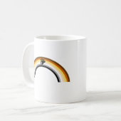 虹色の熊 コーヒーマグカップ (正面左)