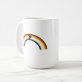 虹色の熊 コーヒーマグカップ (正面左)