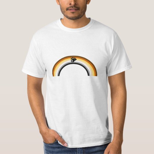 虹色の熊 Tシャツ (正面)