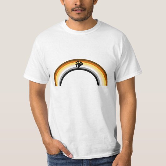 虹色の熊 Tシャツ (正面)