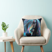 虹色の特徴を持つ馬 クッション (椅子)