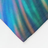 虹色の特徴を持つ馬 フリースブランケット (角)