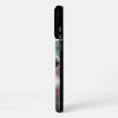 虹色の猛禽の視線 iPhoneケース (左側面)