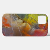 虹色の珪化木 Case-Mate iPhoneケース (裏面 (横))