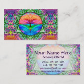 虹色の生命の樹 名刺 (正面/裏面)