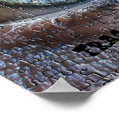 虹色の目のパズル ポスター (角)