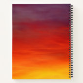 虹色の空の雲 ノートブック (裏面)