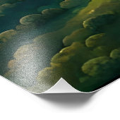 虹色の竜が彼の土地を守る フォトプリント            (角)