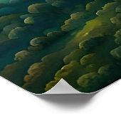 虹色の竜が彼の土地を守る ポスター (角)