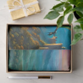 虹色の竜が彼の土地を守る 薄葉紙 (ギフト)