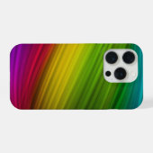 虹色の素晴らしいスペクトル iPhoneケース (裏面横)