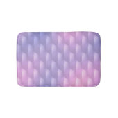 虹色の紫とピンク バスマット (正面)