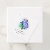 虹色の紫のバラとレース フェイバータグ (インサイチュ)