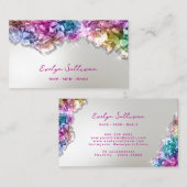 虹色の結晶の名刺 名刺 (正面/裏面)