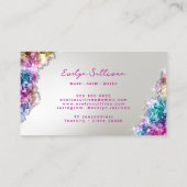 虹色の結晶の名刺 名刺 (裏面)