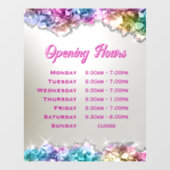 虹色の結晶の開く時間ウィンドウにしがみつく ウィンドウサイン (シート)