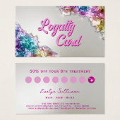 虹色の結晶ロイヤリティカード (正面&裏面)