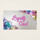 虹色の結晶ロイヤリティカード (正面)