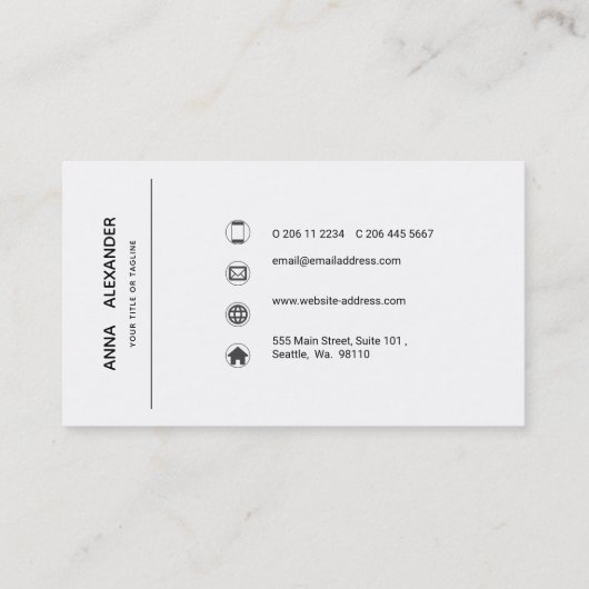 虹色の結晶宝石,紫,紫,金ゴールド 名刺 (裏面)