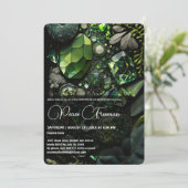 虹色の結晶宝石,緑,苔, 招待状 (スタンド正面)