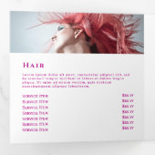 虹色の結晶3折パンフレット 三つ折りカード (内部最初)