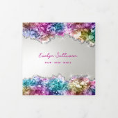 虹色の結晶3折パンフレット 三つ折りカード (カバー)