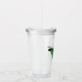 虹色の緑の蝶 アクリルタンブラー (右)