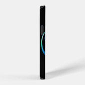 虹色の羽根とインフィニティ・シンボル iPhoneケース (右側面)