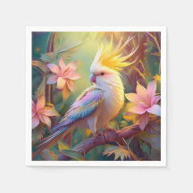 虹色の翼のオカメインコ ファンタジー・バード