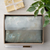 虹色の色の孔雀のデコページ 薄葉紙 (ギフト)