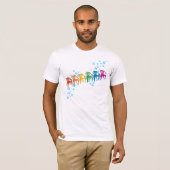 虹色の芝生の椅子 Tシャツ (正面フル)