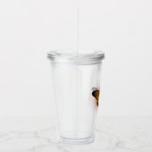 虹色の蝶 アクリルタンブラー (右)