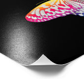 虹色の蝶 フォトプリント (角)