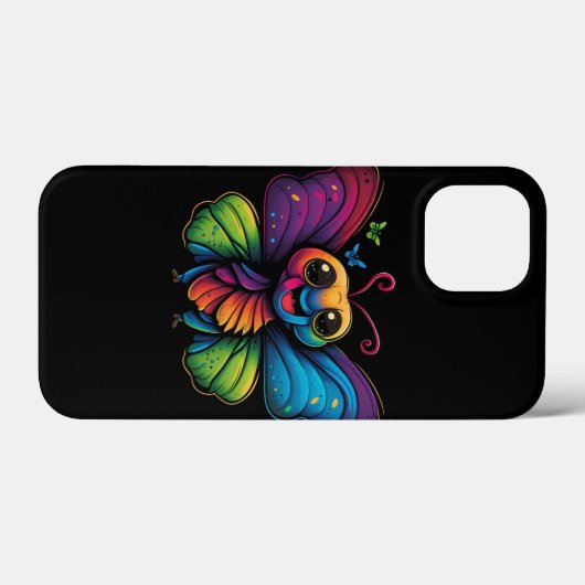虹色の蝶 Case-Mate iPhoneケース (裏面 (横))