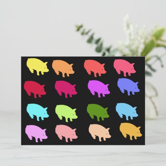 虹色の豚 招待状 (スタンド正面)