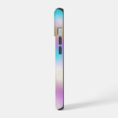 虹色の輝きグラマラス iPhone 15ケース (左側面)