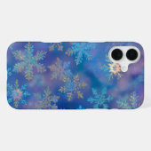 虹色の雪の結晶 iPhoneケース (裏面横)