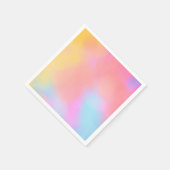 虹色の雲 スタンダードカクテルナプキン (角)