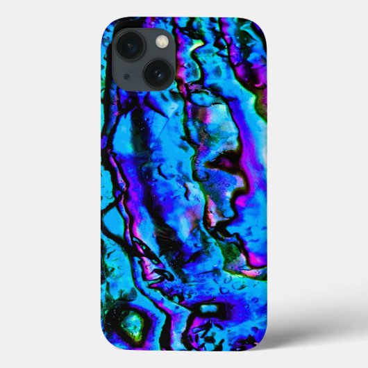 虹色の青い緑の紫の紅葉の美しい Case-Mate iPhoneケース (裏面)