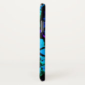 虹色の青い緑の紫の紅葉の美しい Case-Mate iPhoneケース (裏面/右)