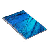 虹色の青い蝶の羽 ノートブック (右側)